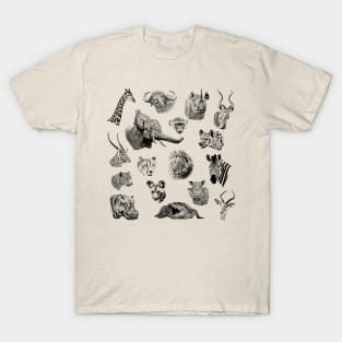 African Wildlife Safari Sightings T-Shirt